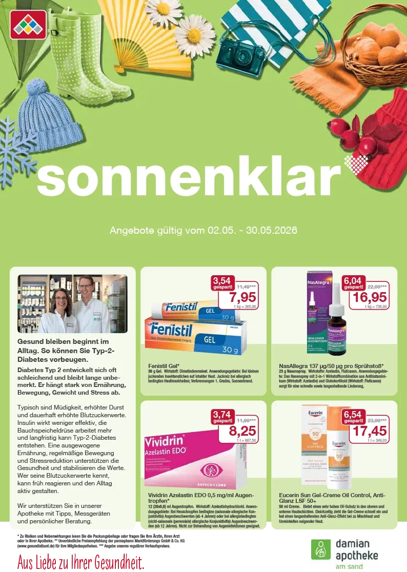 Flyer mit Mai-Angeboten